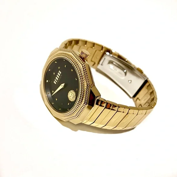 Versace Versus Versace Gold Studded Women’s Watch NWT - Picture 4 of 11